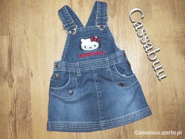 Sukienka Hello Kitty jeans 62 OKAZJA JAK NOWA