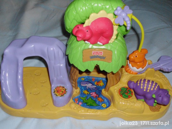 interaktywna wyspa dinozaurów fisher price