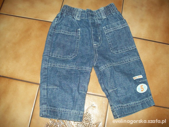Fajne jeansy rozm 68