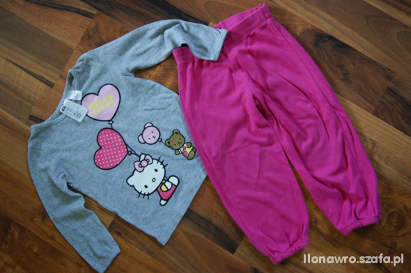 H&M 92 98 piżamka z Hello Kitty