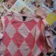 Sweterek różowy romby H&M 164