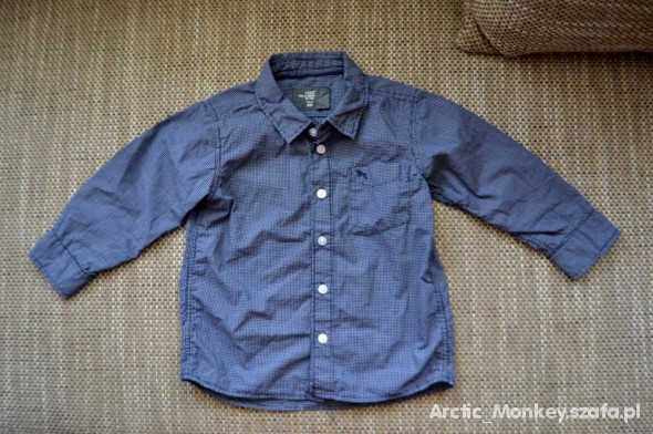 Koszula w krateczkę dla chłopca H&M 86