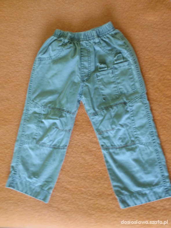 zielone spodnie eleganckie spodnie
