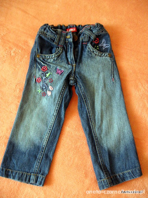 jeansy dziewczece