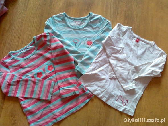 Trzypak bluzeczek dla dziewczynki