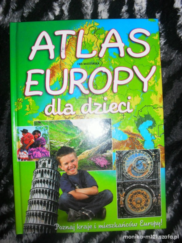 książka dla dzieci Atlas Europy