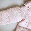 H&M różowa pikowana z futerkiem 92 na zimę
