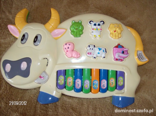 Pianino Zabawka Edukacyjna Krowa