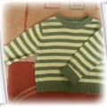 Sweterek zielony w paski