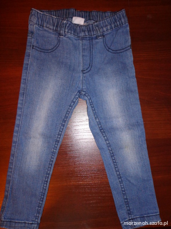 Rurki legginsy jeans 98 cm