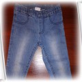 Rurki legginsy jeans 98 cm