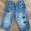 Denim co SPODENKI jeansowe przecierane 104 cm