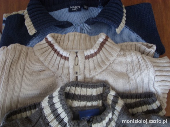 tanio trzy sweterki