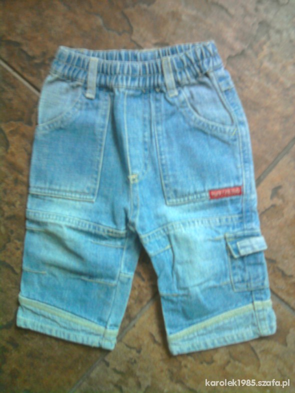 Spodnie jeansy 68