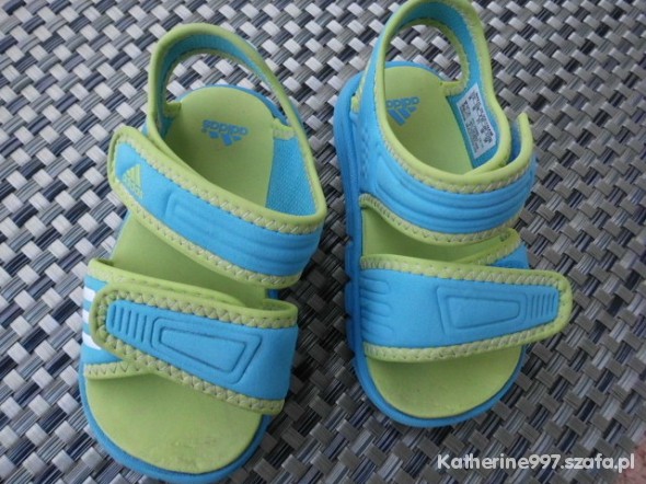 Sandałki Adidas neon
