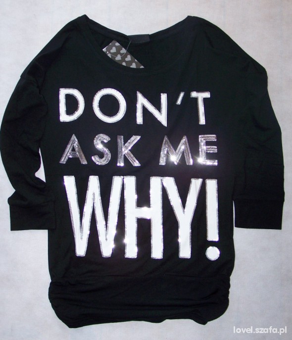 BLUZECZKA TUNIKA 134 140 NOWA Z CEKINAMI