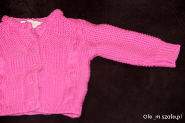 różowy sweterek 56 62
