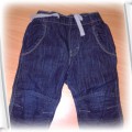 spodnie miekkie jeans czarne rozm 98 HM