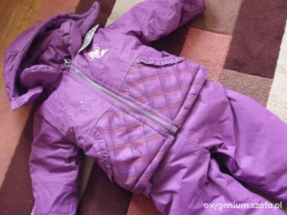 NOWY GRUBY ZIMOWY KOMBINEZON NA ROCZEK 80 12MSC