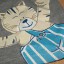 bluzeczka i spodenki z kotkiem