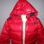 pikowana czerwona zimowa kurtka 158 164 NOWA