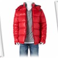 pikowana czerwona zimowa kurtka 158 164 NOWA