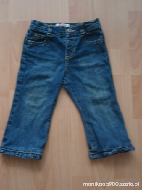 Spodnie jeansowe dla dziewczynki 18 miesięcy