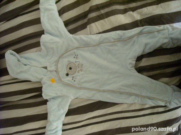 Kombinezon cieplutki welurowy