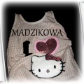 bluzka czarna hm tunika hello kitty 92 104