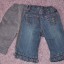 Sztruksowe jeansowe spodnie 68