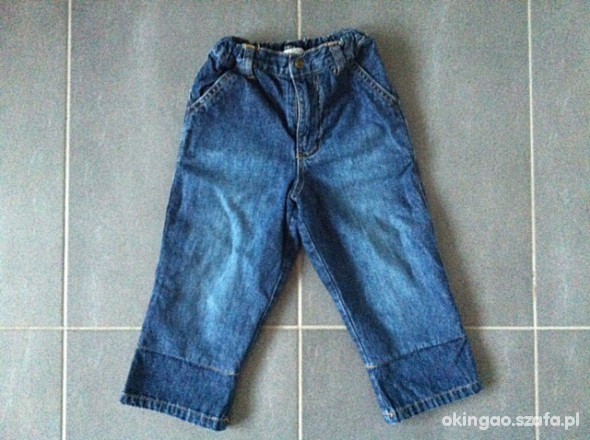 ocieplane jeansy H&M