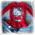 HELLO KITTY TUNICZKA PLUS RAJTKI ŚLICZNE 92