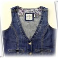 H&M nowa kamizelka jeansowa 164