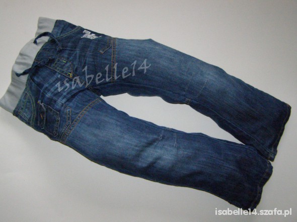 122 DENIM J NEXT JEANSY GUMA W PASIE PRZESZYCIA