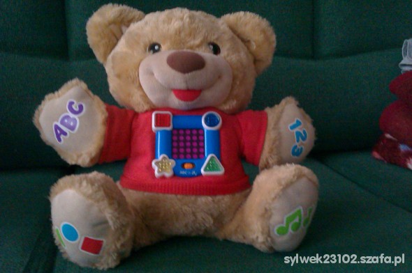 FISHER PRICE INTERAKTYWNY MIŚ TEDDY UCZY I BAWI