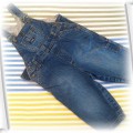ogrodniczki jeansowe H&M 80cm