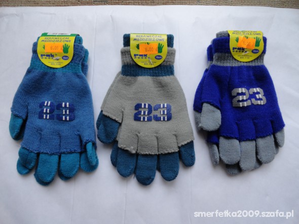 Rękawiczki chłopięce z puszkiemAgmi
