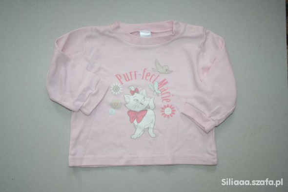 Ładna bluzeczka Kotek Disney od C&A 68
