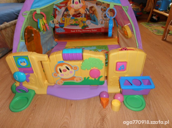 Playskool Namiot Domek plus mata i zabawki