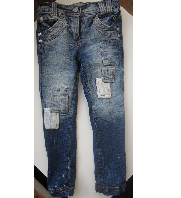 funky diva jeans rurki łaty dżety