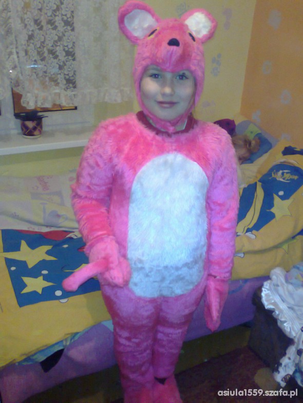 Kostium różowej myszki
