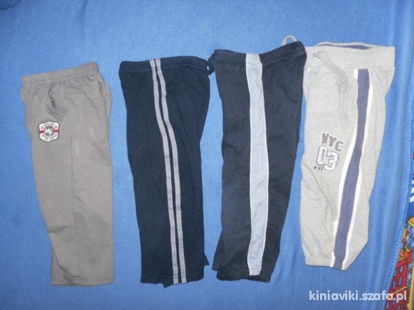 4 pary spodni dresowych r 92i98