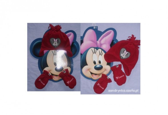 Wyprzedaż NOWY KPL Zima Disney Minnie 1 2 latka