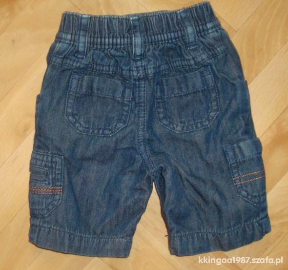 50cm jeansowe z kieszonkami