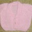 56cm różowy rozpinany sweterek