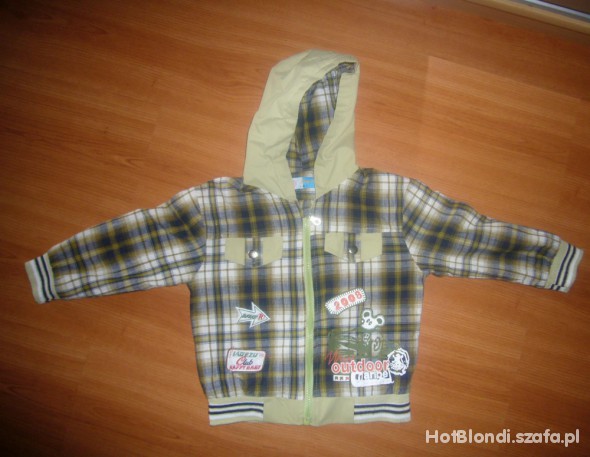 KURTKA BLUZA KAPTUR KRATKA CIEPŁA ZIMA 92 98 104