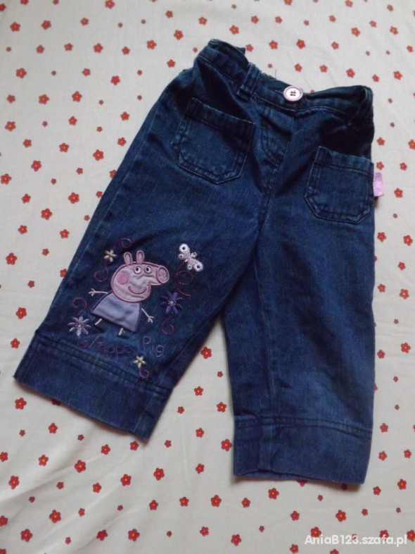 FAJNE SPODNIE PEEPA PIG 98