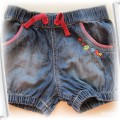 Mothercare spodenki jeansowe bombki