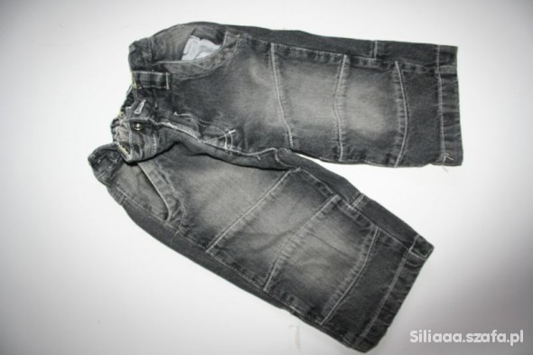 Czarne jeansy od George 9 do 12 m