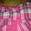 Różowa spódniczka w kratę wełna 122 Dla modnisi